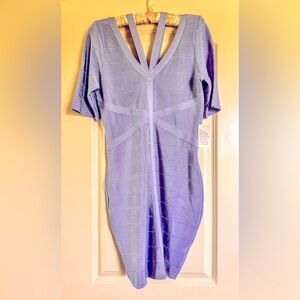 Bandage Style Light Blue Dress